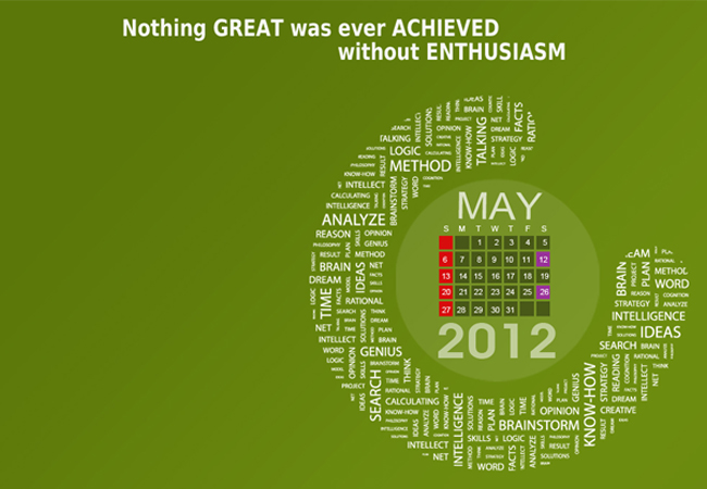 Refreshing Wallpaper for month of May 2012