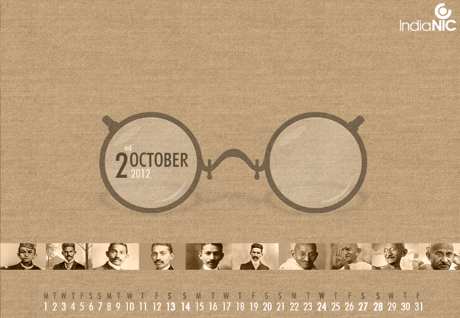 Refreshing Wallpapers for October – Dedicated to Mahatma Gandhi