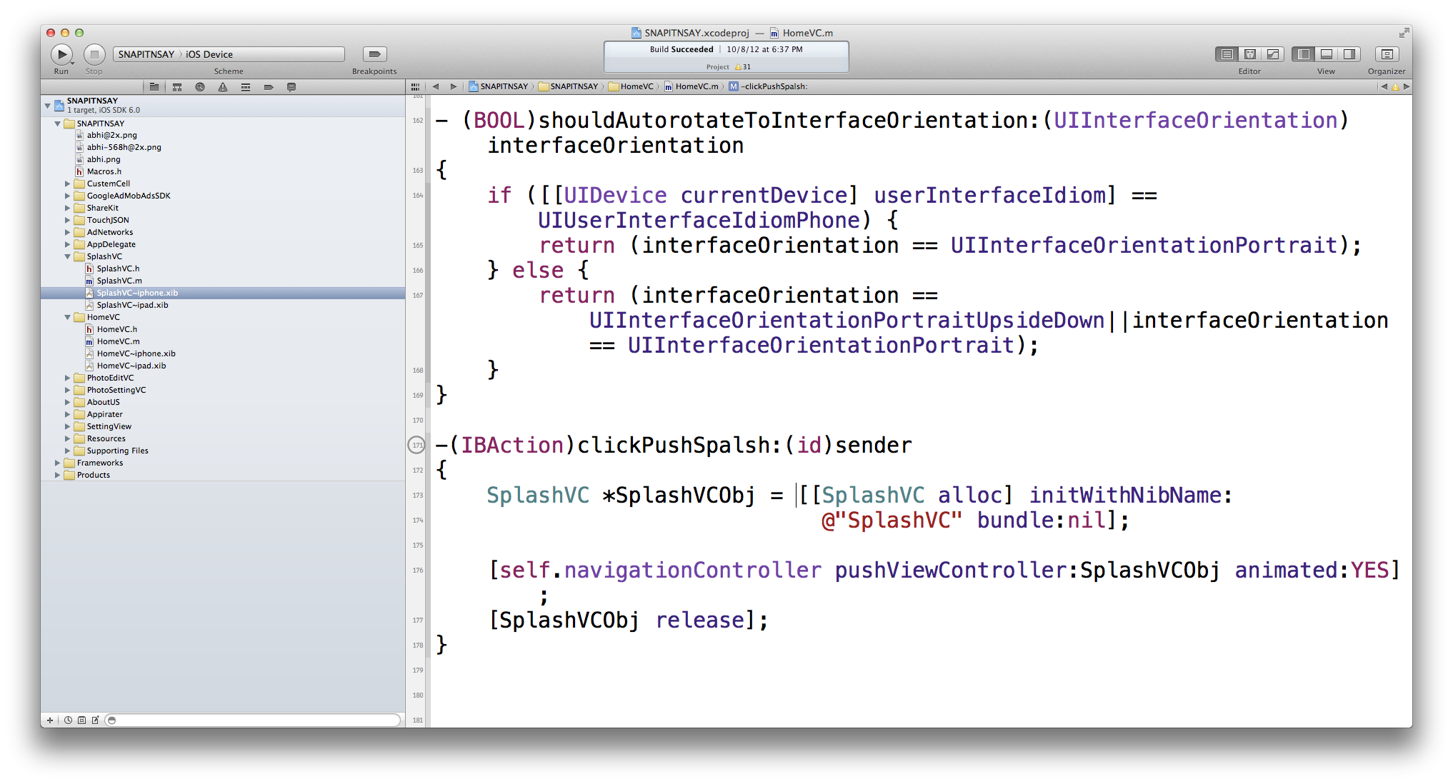 iOS Development – Use of Tilde Sign (~) in File Name