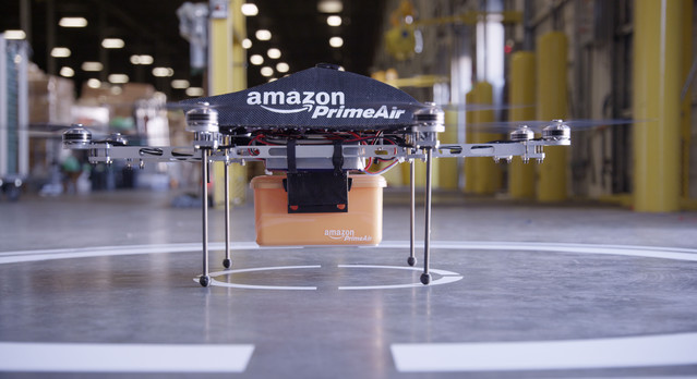 Amazon Unveils Amazing New Flying Delivery Drone “Octocopter”