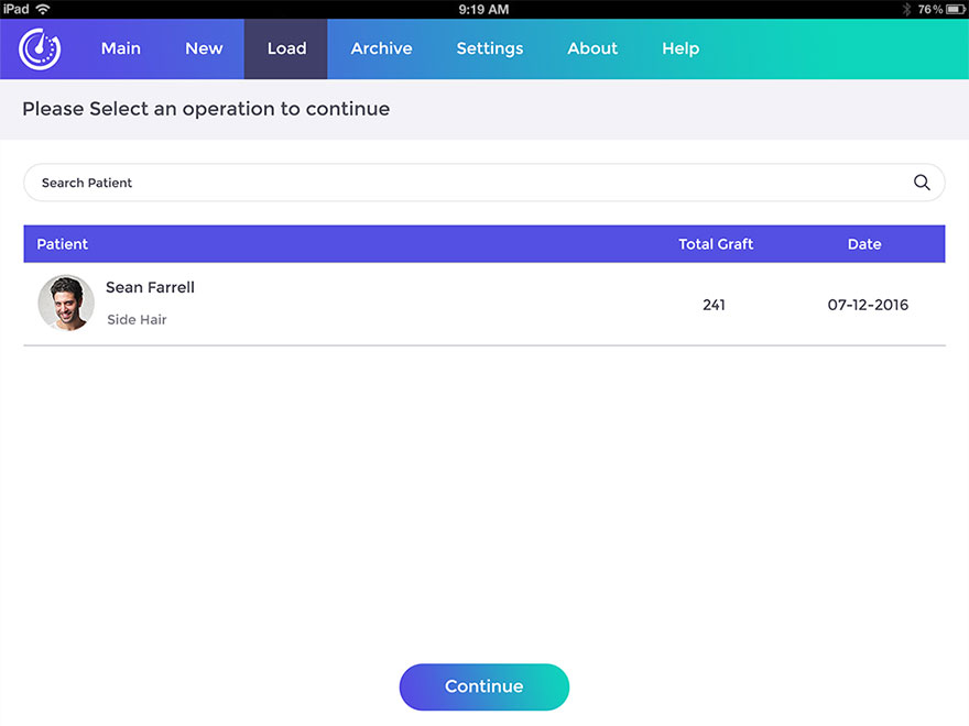 Graft Calculator Select Operation