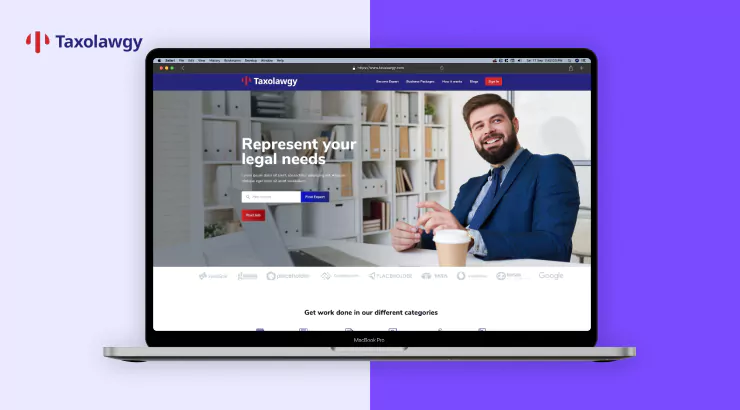 Marketplace website for legal and financial Services