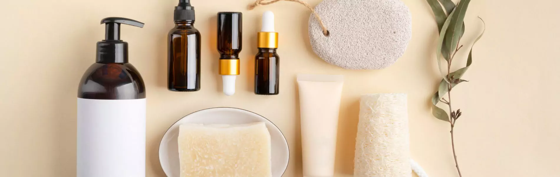 Image contains beauty and lifestyle products