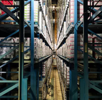 Products stock in warehouse
