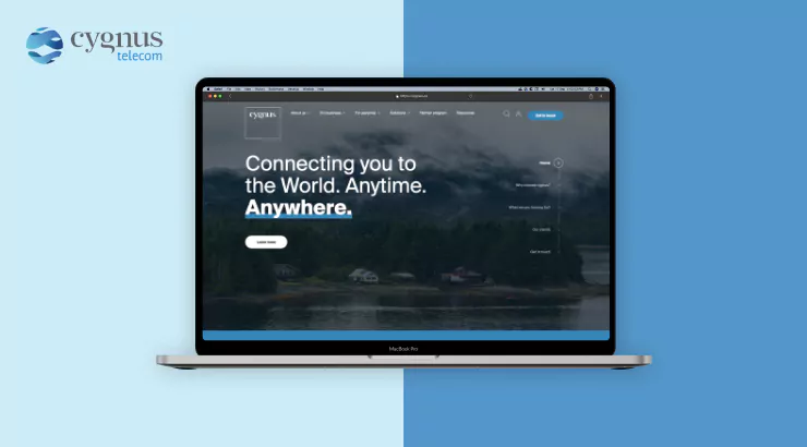 Satellite telecom service provider
