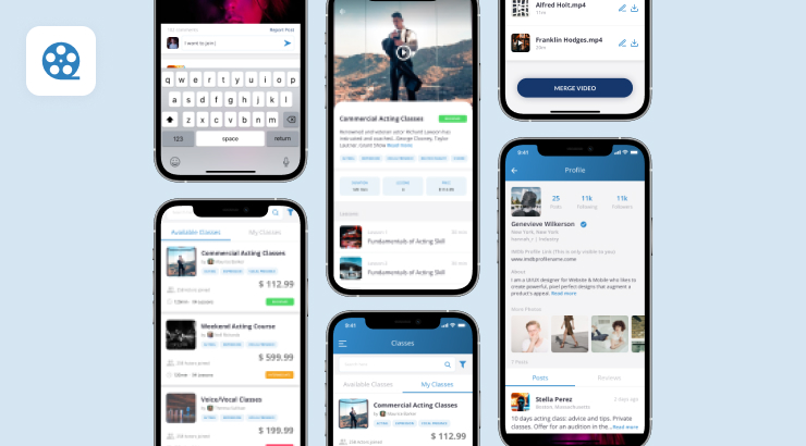 Social Media App Development for Actors