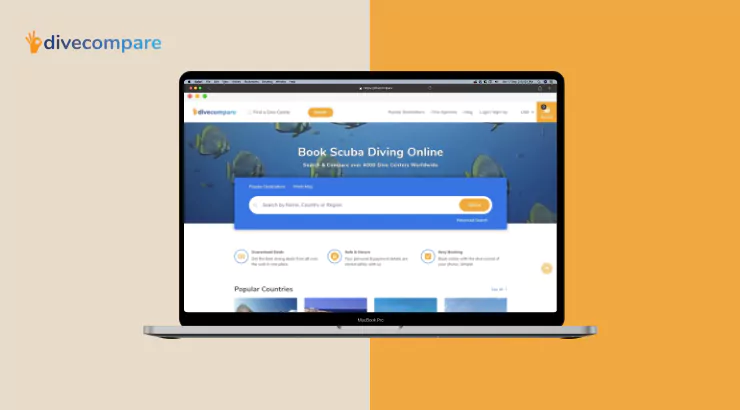 Book your next scooba diving session online